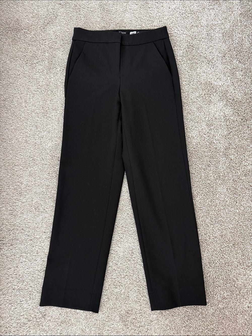 J. Crew Black Kate Pants Size 0